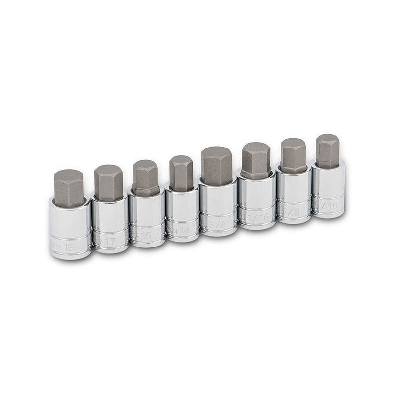 Titan Tools 8 Pc SAE/Metric Large Hex Bit Socket Set 16132 - ToolPlanet