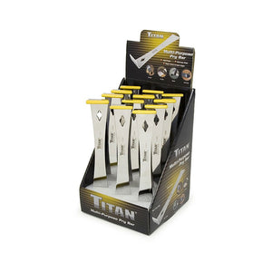 Titan Tools 9 1/4 Inch Multi-Purpose Stainless Steel Pry Bar 11509 - ToolPlanet