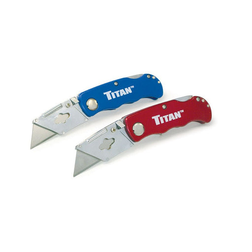 Titan Tools Folding Utility Knife - Twin Pack 11020 - ToolPlanet