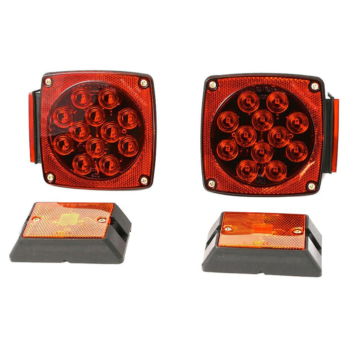 Trailer Light 12 Volt Submersible LED Kit Tail Lights and Side Markers - ToolPlanet
