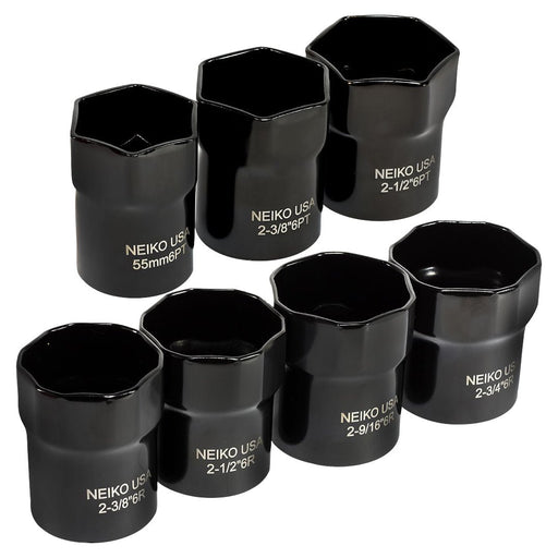 Wheel Bearing Locknut Socket Set 7 piece 1/2 Drive - ToolPlanet