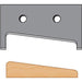 Woodstock 2-1/4 Inch Casing Moulding Knife Set of 2 D3327 - ToolPlanet