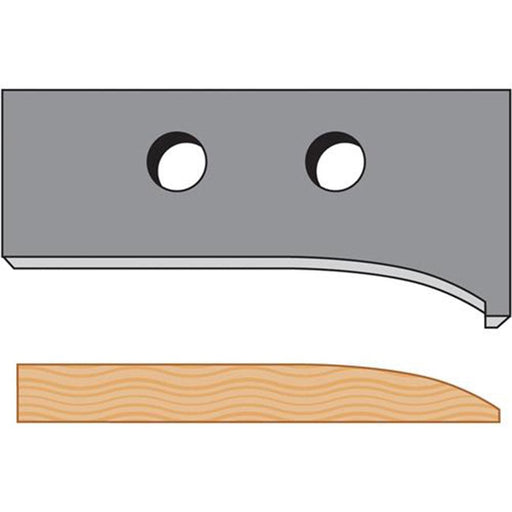 Woodstock 3-1/4 Inch Base Moulding Knife Set of 2 D3343 - ToolPlanet