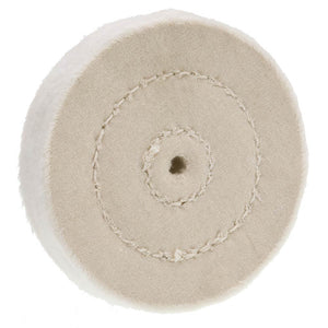 Woodstock Buffing Wheel 3 Inch x 40 Ply x 1/4 Soft Muslin D2509 - ToolPlanet