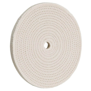 Woodstock Buffing Wheel 5 Inch x 30 Ply Spiral Sewn Cotton D2498 - ToolPlanet