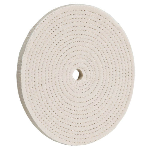 Woodstock Buffing Wheel 5 Inch x 30 Ply Spiral Sewn Cotton D2498 - ToolPlanet