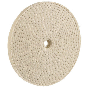 Woodstock Buffing Wheel 5 Inch x 40 Ply Spiral Sewn Cotton D2503 - ToolPlanet