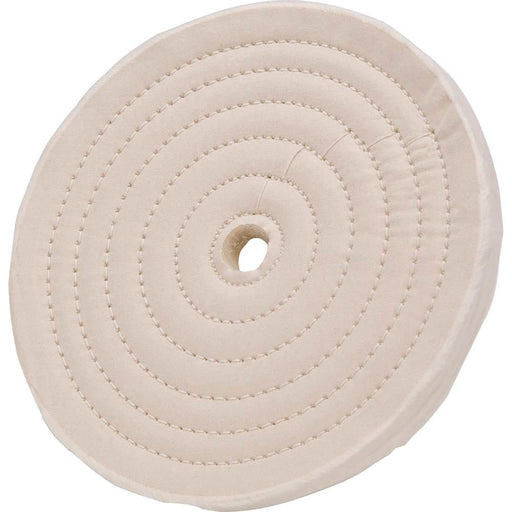 Woodstock Buffing Wheel 6 Inch 40 Ply 5/8 Hole Loose Muslin D3189 - ToolPlanet