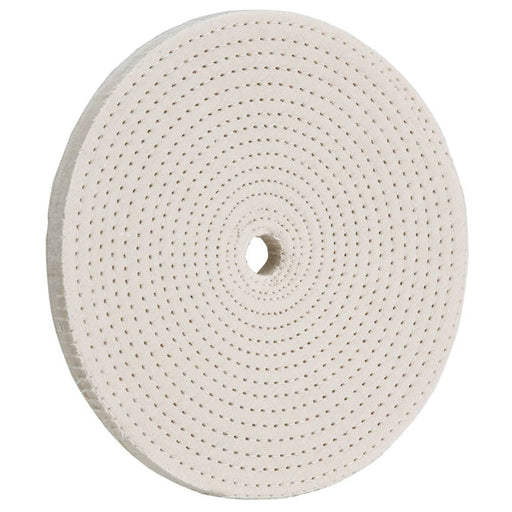 Woodstock Buffing Wheel 6 Inch 40 Ply Spiral Sewn Cotton D2504 - ToolPlanet