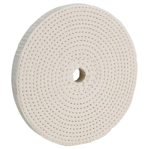 Woodstock Buffing Wheel 6 Inch 60 Ply 5/8 Hole Spiral Sewn D3184 - ToolPlanet