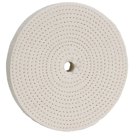 Woodstock Buffing Wheel 6 Inch 60 Ply Spiral Sewn Cotton D2507 - ToolPlanet