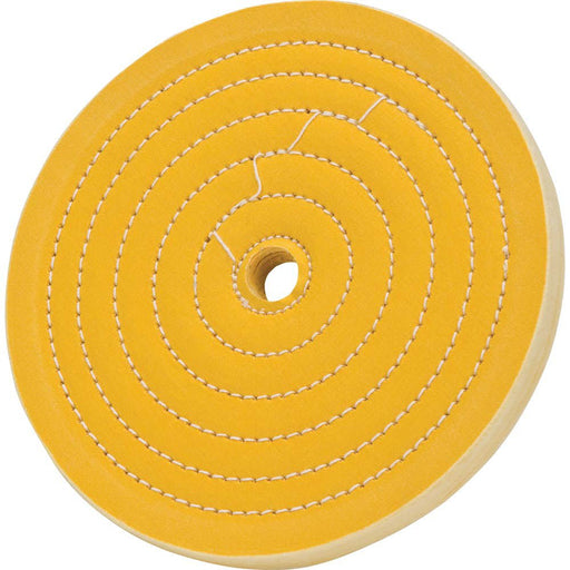 Woodstock Buffing Wheel 6 Inch x 50 Ply x 1/2 Hard Muslin D2514 - ToolPlanet