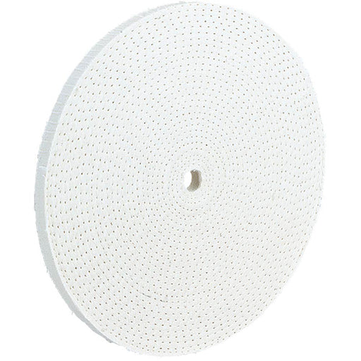 Woodstock Buffing Wheel 8 Inch 40 Ply Spiral Sewn Cotton D2505 - ToolPlanet