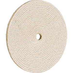 Woodstock Buffing Wheel 8 Inch x 1/2 Hole x 1/2 Hard Sisal D2522 - ToolPlanet