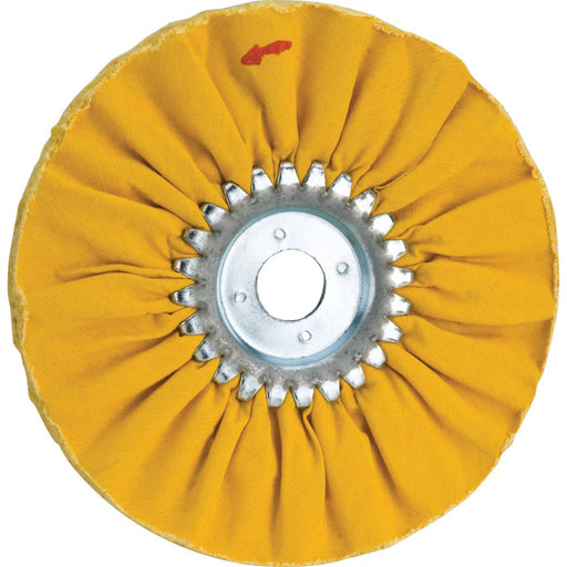 Woodstock Buffing Wheel Hard Cotton Airway 6 Inch x 5/8 D3091 - ToolPlanet