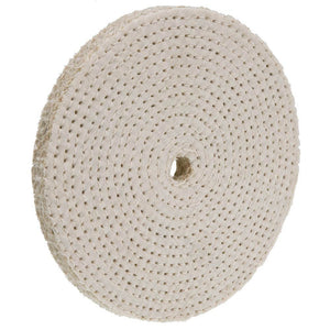 Woodstock Buffing Wheel Hard Cotton Sisal 6 Inch 1/2 Hole D2521 - ToolPlanet