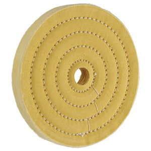 Woodstock Buffing Wheel Hard Muslin 6 Inch 50 Ply 3/4 Hole D3089 - ToolPlanet