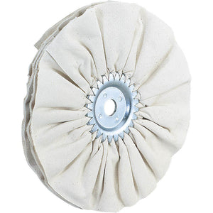 Woodstock Buffing Wheel Soft Cotton Airway 8 Inch x 5/8 12 Ply D2520 - ToolPlanet