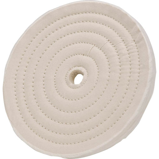 Woodstock Buffing Wheel Soft Muslin 8 Inch 40 Ply 3/4 Hole D3088 - ToolPlanet