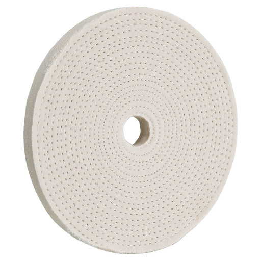 Woodstock Buffing Wheel Soft Spiral Sewn 6 Inch 40 Ply 3/4 Hole D3083 - ToolPlanet