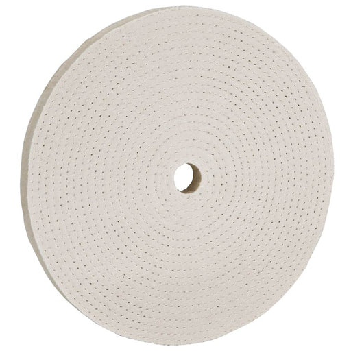 Woodstock Buffing Wheel Soft Spiral Sewn 8 Inch 60 Ply 3/4 Hole D3086 - ToolPlanet