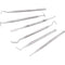 Woodstock Dental Pick Set 6 Pc. 5-3/4 In. Length Stainless Steel D3390 - ToolPlanet