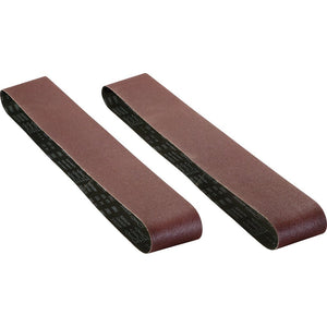 Woodstock Sanding Belt 100 grit Aluminum Oxide 6 x 80 In. 2 pack D1265 - ToolPlanet