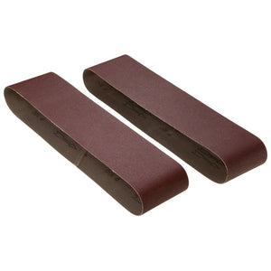 Woodstock Sanding Belt 60 grit Aluminum Oxide 4 x 36 Inch 2 pack D1249 - ToolPlanet