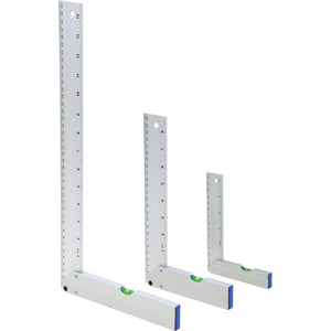 Woodstock Square and Level Set 3 Pc. Aluminum 6, 10, 16 Inch D3747 - ToolPlanet